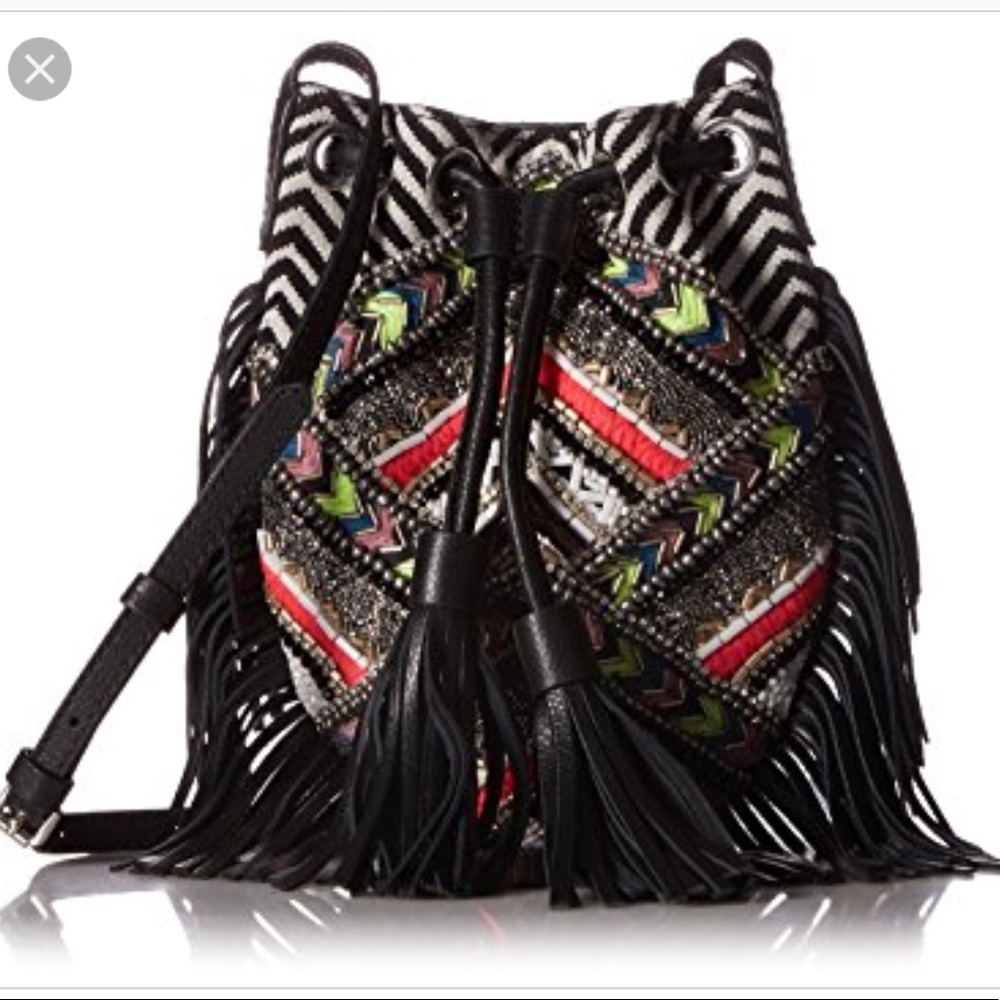Rebecca Minkoff Wonder Fringe Crossbody Bag Womens